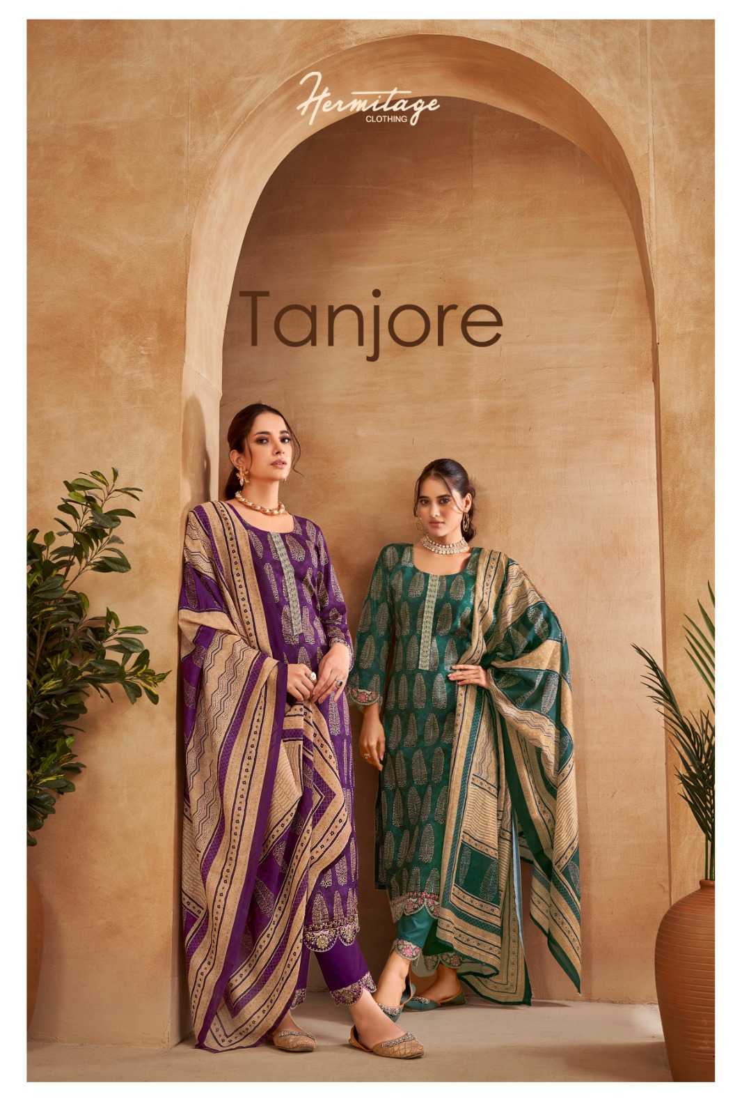 tanjore by the hermitage cotton suits wholesale supply 