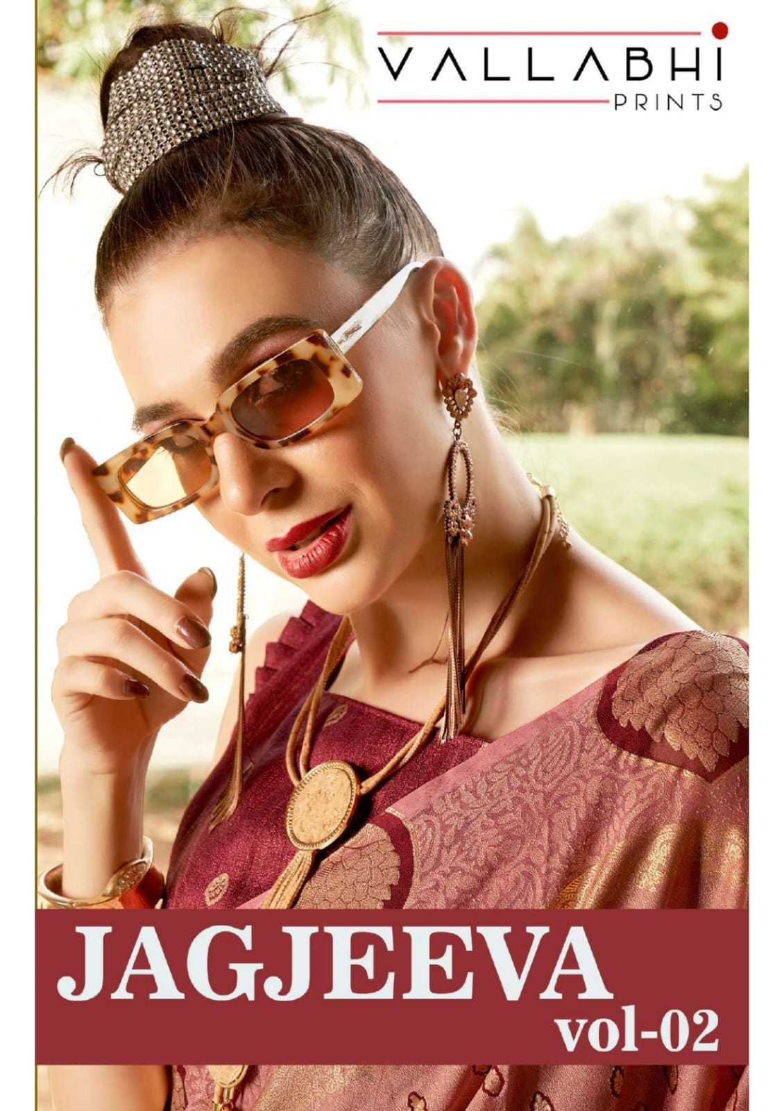 vallabhi prints jagjeeva vol 2 function wear brasso saree 