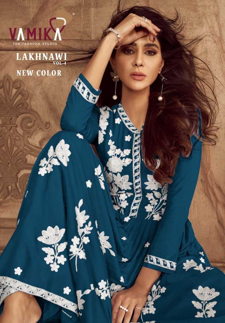 lakhnavi 4 new color by vamika readymade dresses for women 