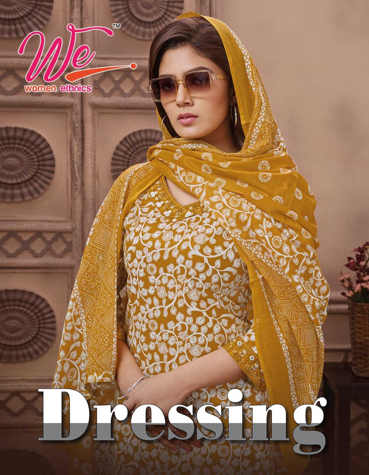 we women presents dressing classy look cotton full stitch salwar kameez exports  