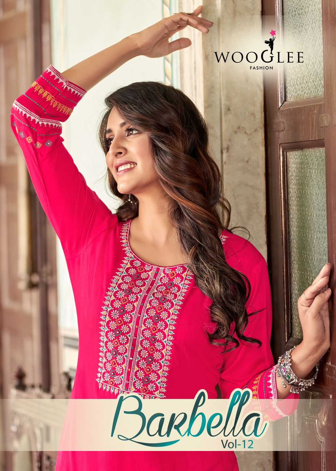 barbella vol 12 by wooglee launch fancy readymade long kurti exports