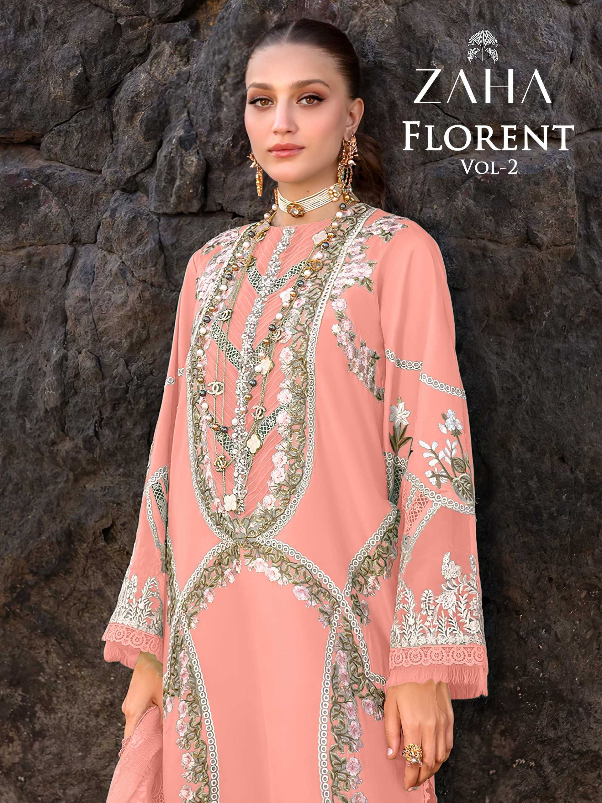 florentine vol 2 by zaha hit ethnic style pakistani salwar kameez exports
