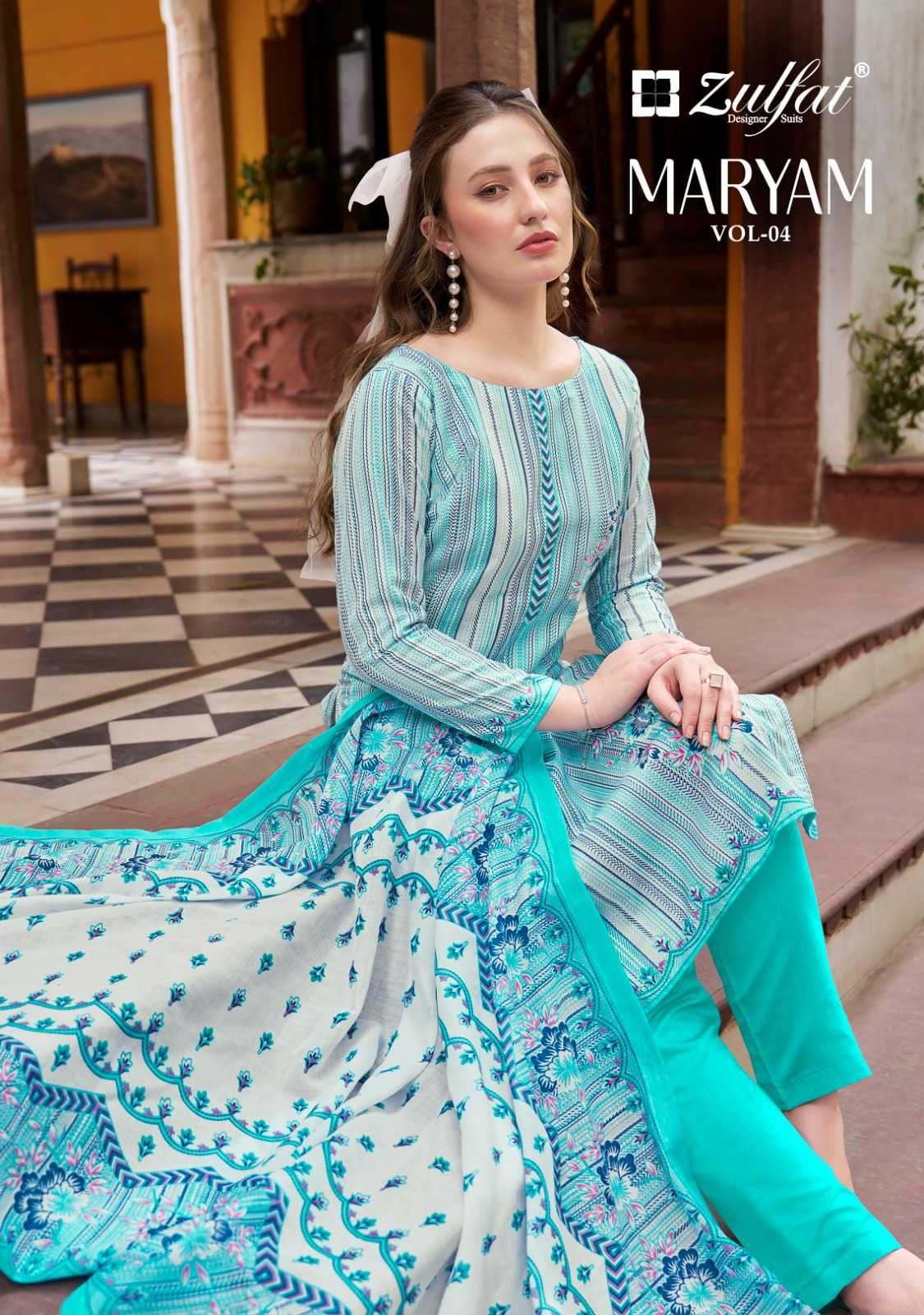 zulfat designer maryam vol 4 launch beautiful ethnic style pakistani salwar kameez   