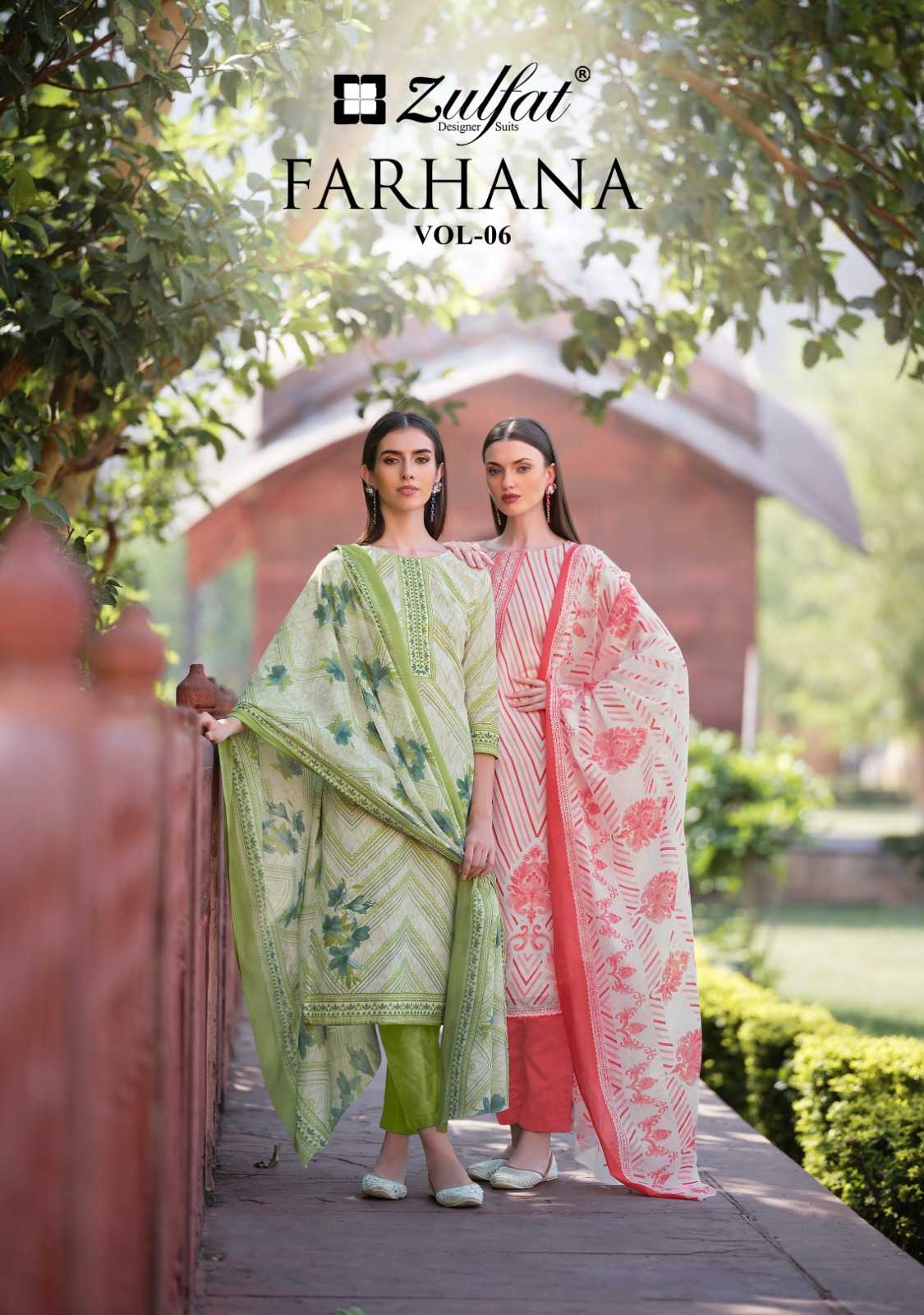 parhana vol 6 by zulfat designer stylish cotton exclusive salwar suit material exports