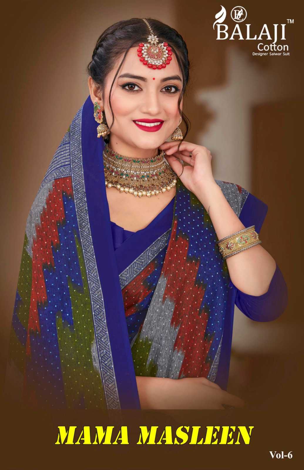 balaji cotton presents south masleen vol 2 amazing design comfy wear cotton saree 