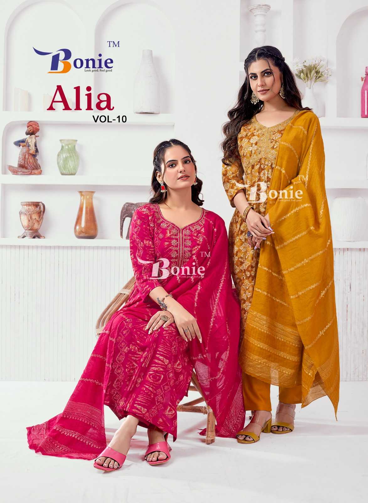 alia vol 10 by bonie dori style sequence work aliya cut pattern full stitch salwar suit 