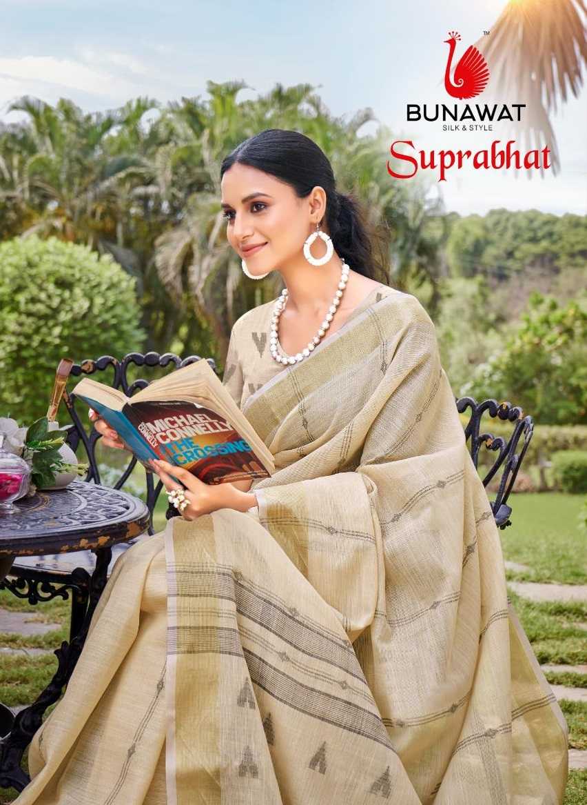 SUPRABHAT BY BUNAWAT SUPRABHAT COTTON WEDDING FESTIVAL SESSION SARIS WHOLSALER