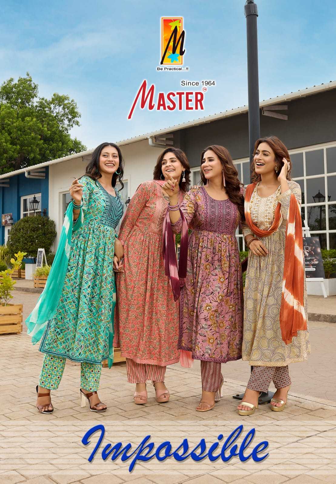 master impossible hit design fully stitch rayon nayra cut designer kurti pant with dupatta 