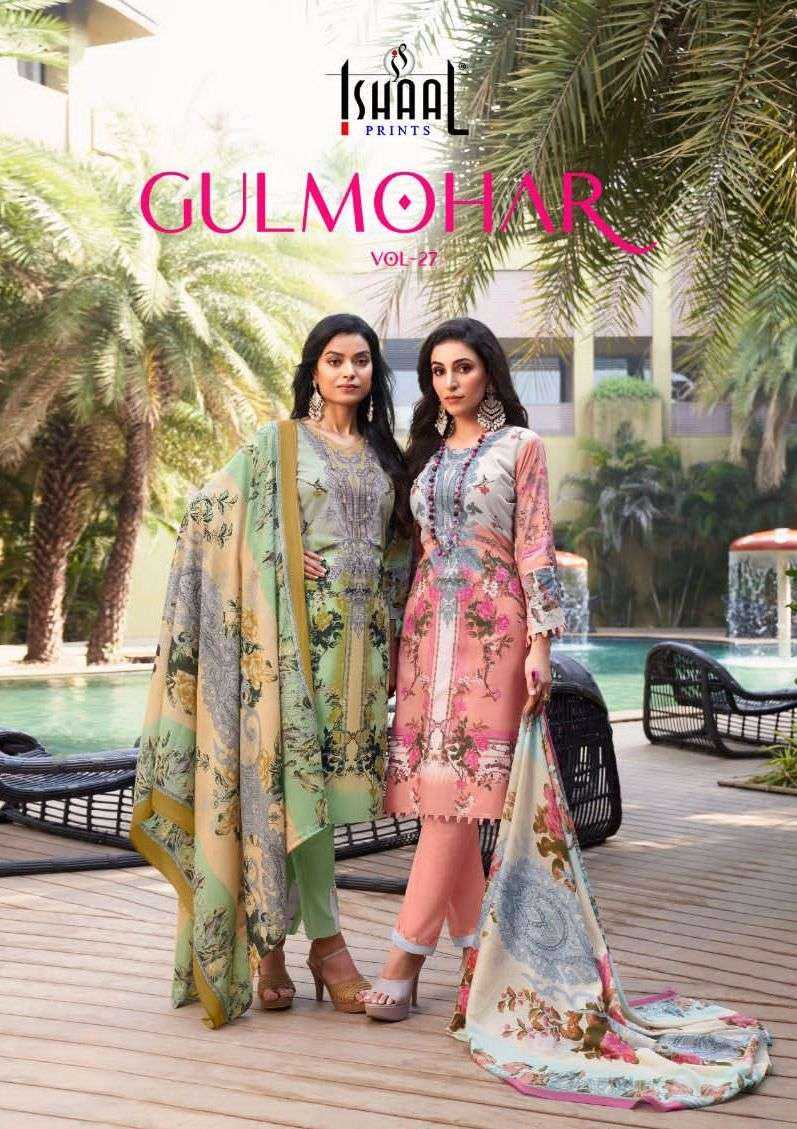 gulmohar vol 27 by ishaal prints readymade super hit design pakistani salwar kameez