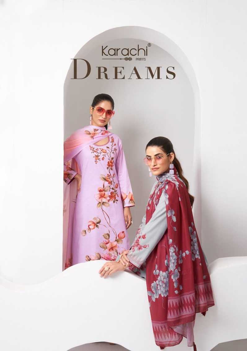 dreams by karachi new trendy outfit simple pakistani dress material 