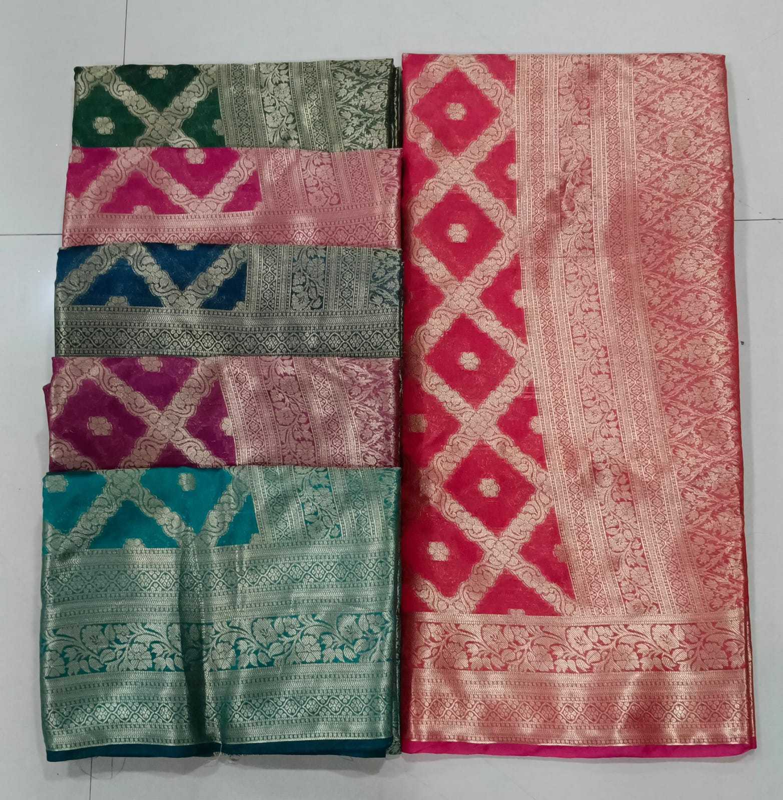 pr video launch fancy organza silk beautiful colour addition saree wholesaler