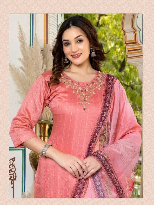 hadippa raas vol 1 exclusive design chanderi straight cut fully stitch salwar kameez