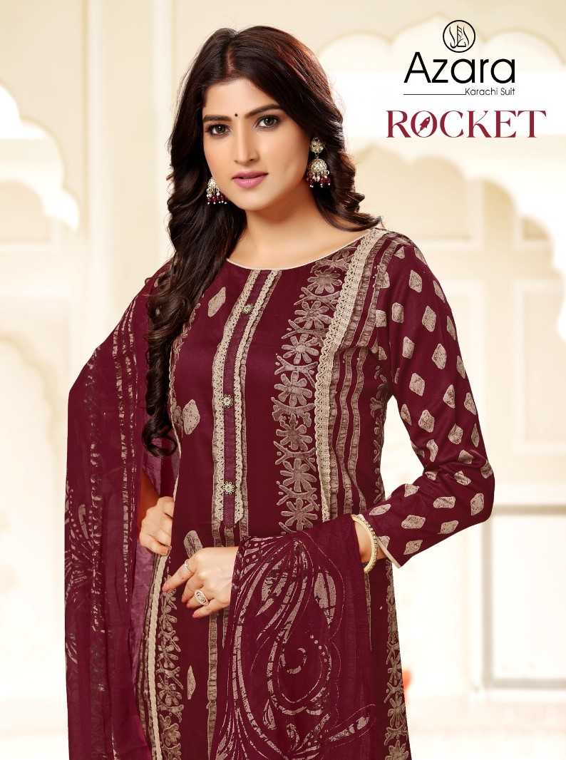 rahika creation rocket fancy cotton pakistani style salwar kameez collection 