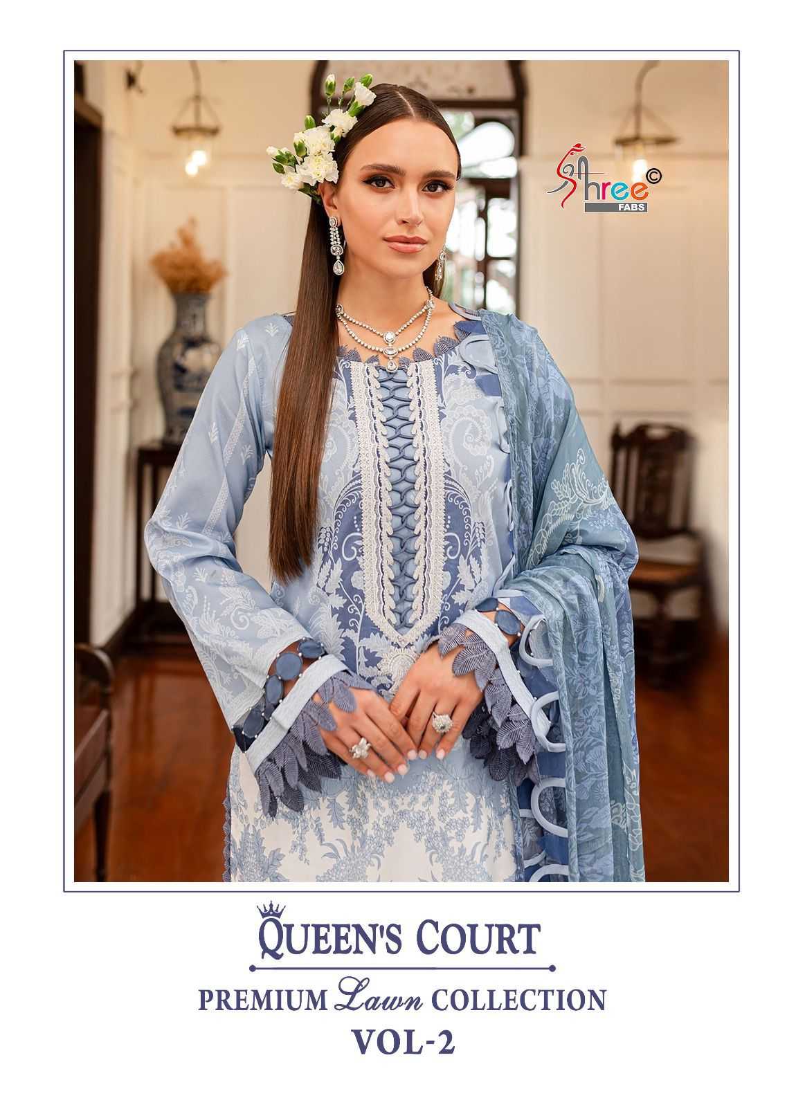 shree fabs queens court premium lawn collection vol 2 modern pakistani salwar kameez
