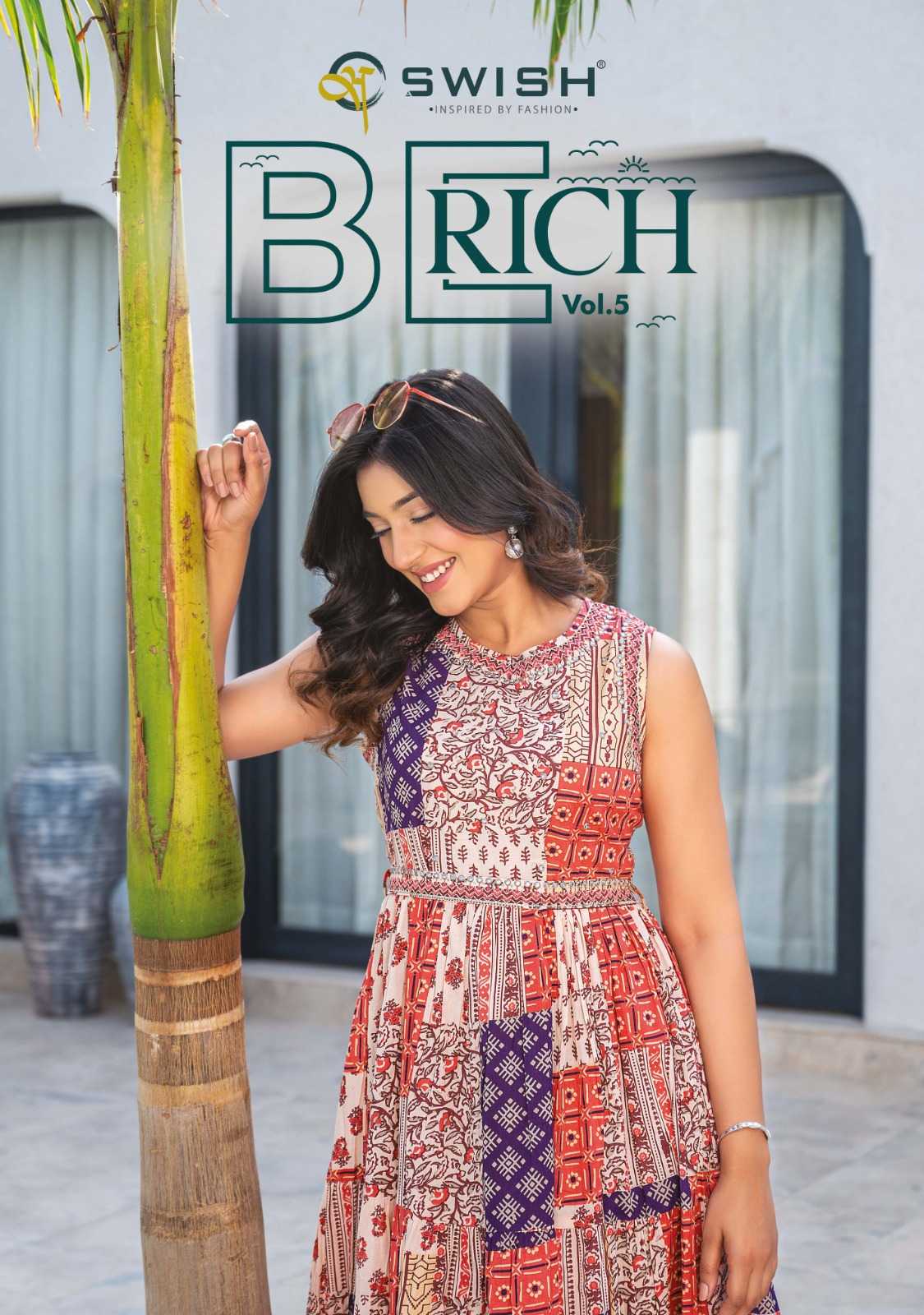 be rich vol 5 by swish launching cotton traditional wear full stitch pretty look long gown 