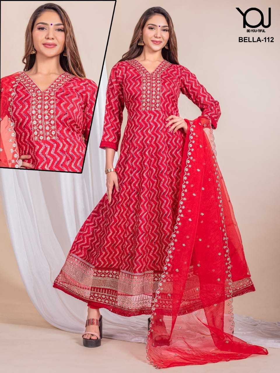 wanna bella new traditional design full stitch big size fancy ghera salwar kameez