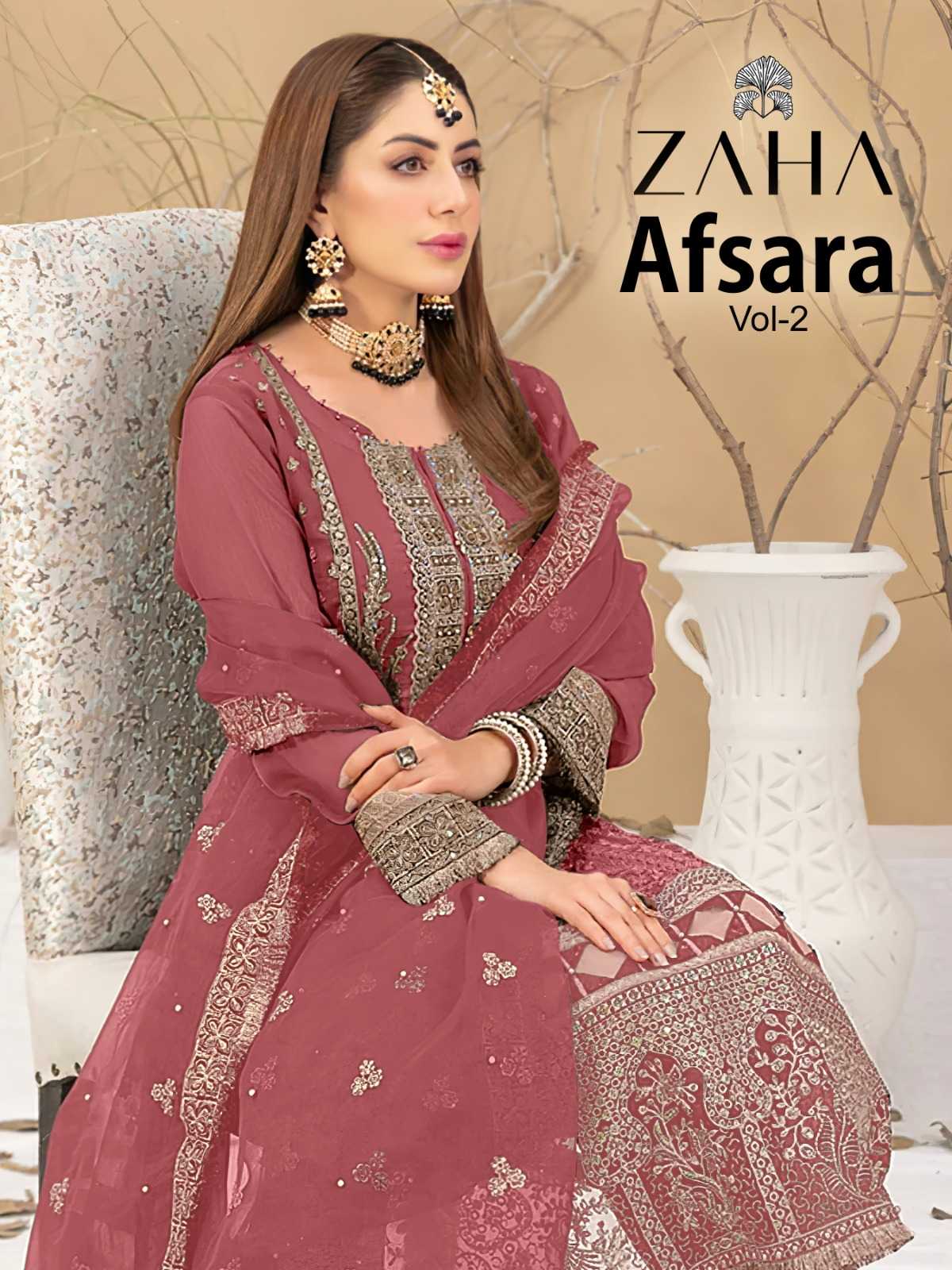 AFSARA VOL 2 BY 10292 A B C D ZAHA GEORGETTE PARTY WEAR UNSTITCHED SALWAR KAMEEZ SUIT