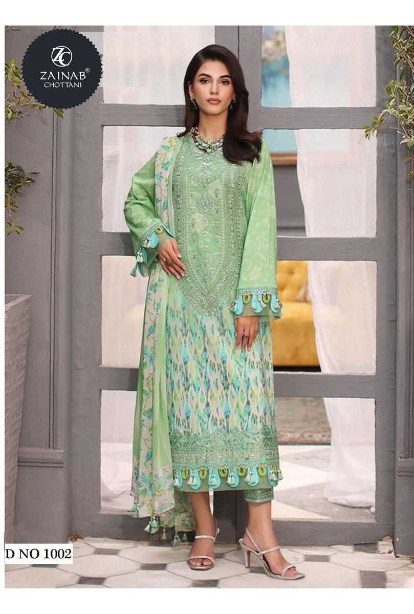 queens vol 13 by zainab chottani modern pakistani cotton embroidery work dress material 