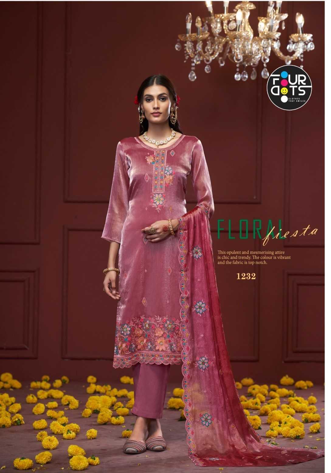 fourdots avanti berbery silk hit design unstitch salwar suit 