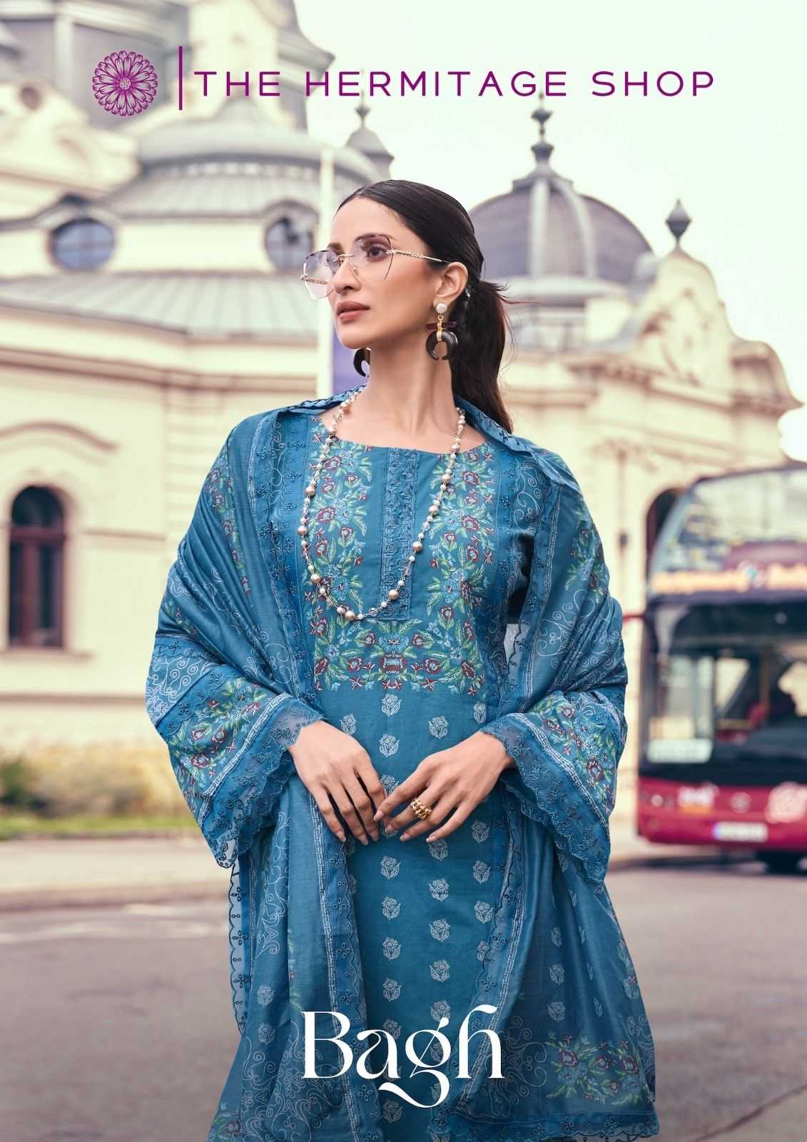 the herimitage bagh lawn embroidery pakistani style 3pcs dress