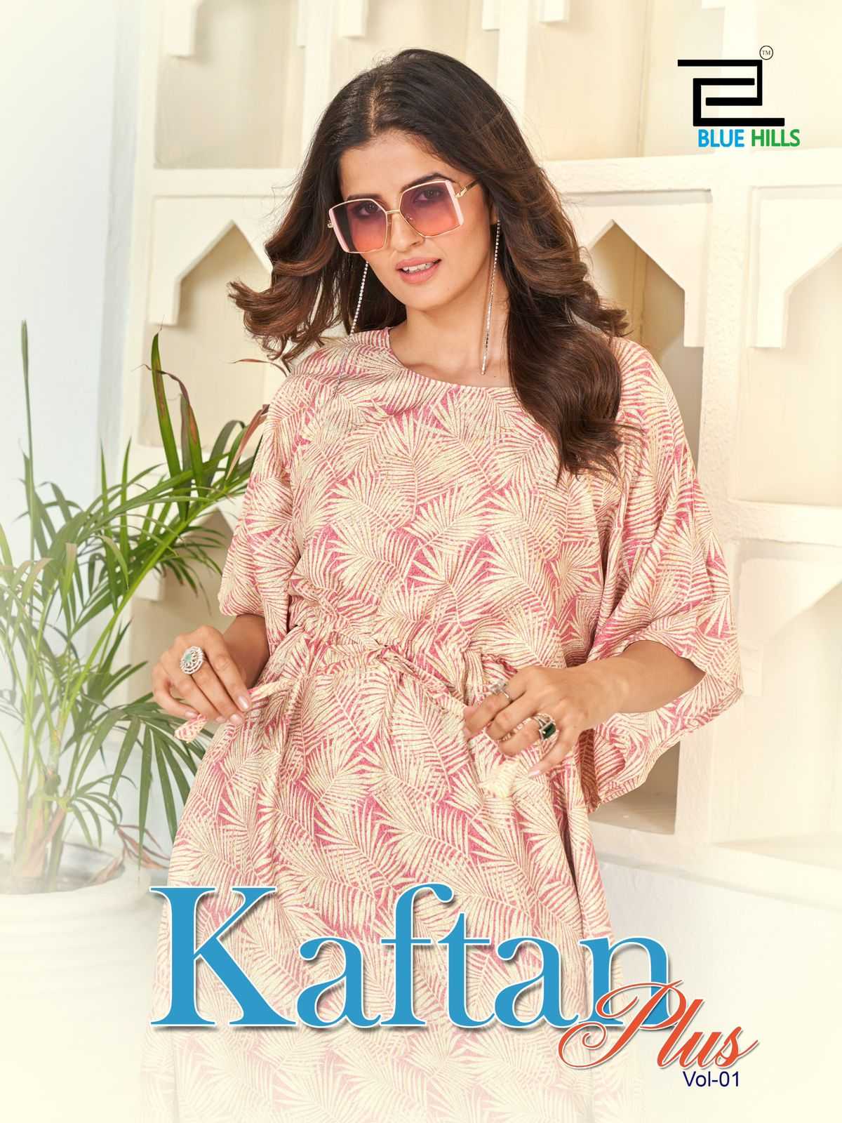 kaftan plus vol 1 by blue hills readymade rayon print new trendy catalog