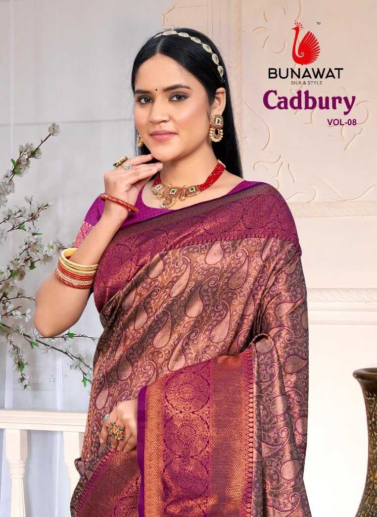 CADBURY SILK VOL 8 BY BUNAWAT FESTIVAL SILK SAREE COLLECTION