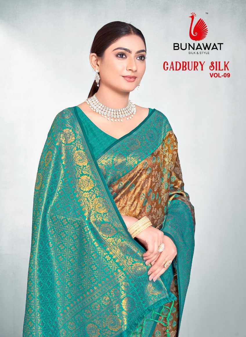 CADBURY SILK VOL 9 BY BUNAWAT FESTIVAL SILK SAREE COLLECTION