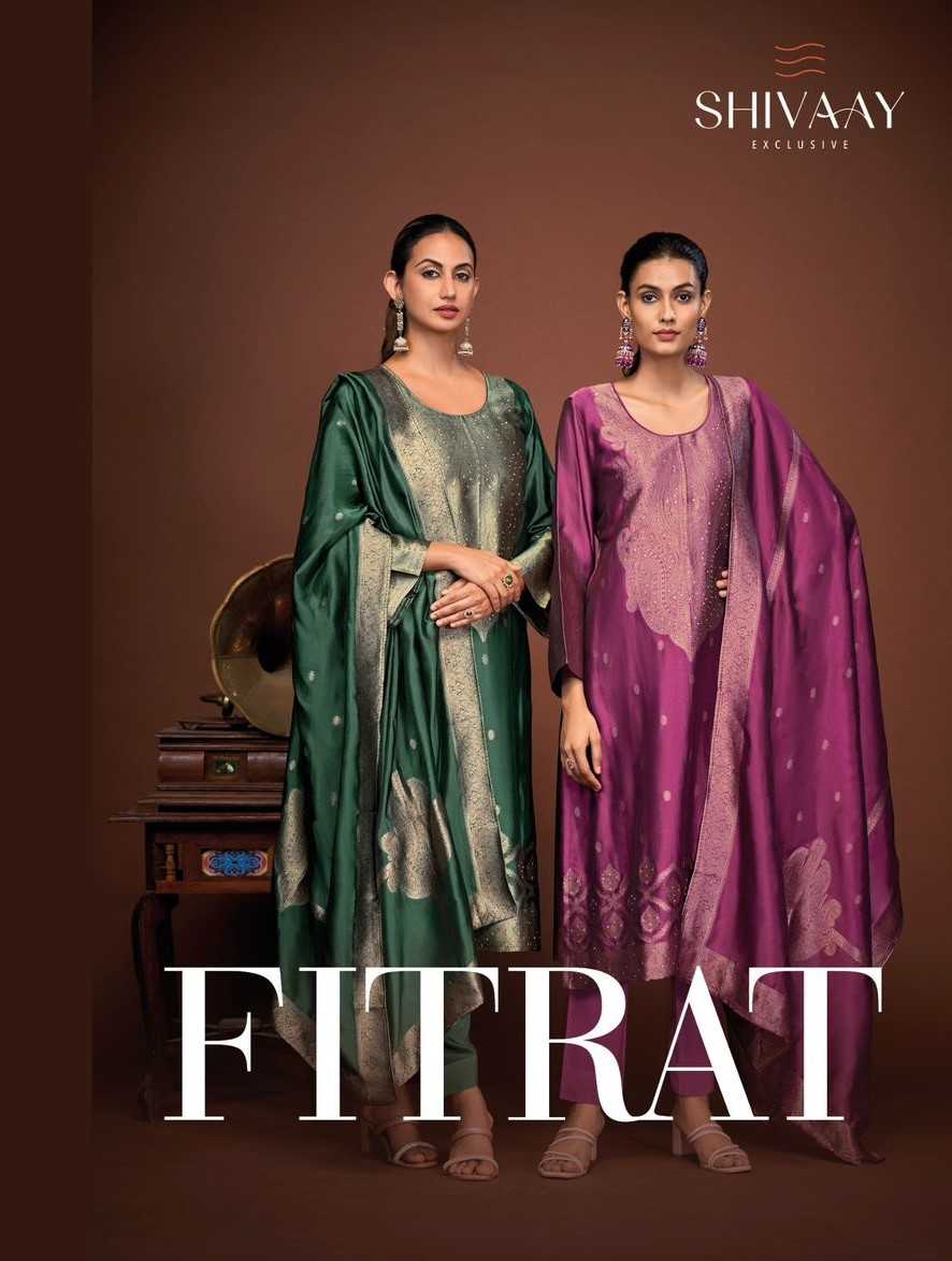 shivaay fitrat banglory silk new design salwar kameez material  