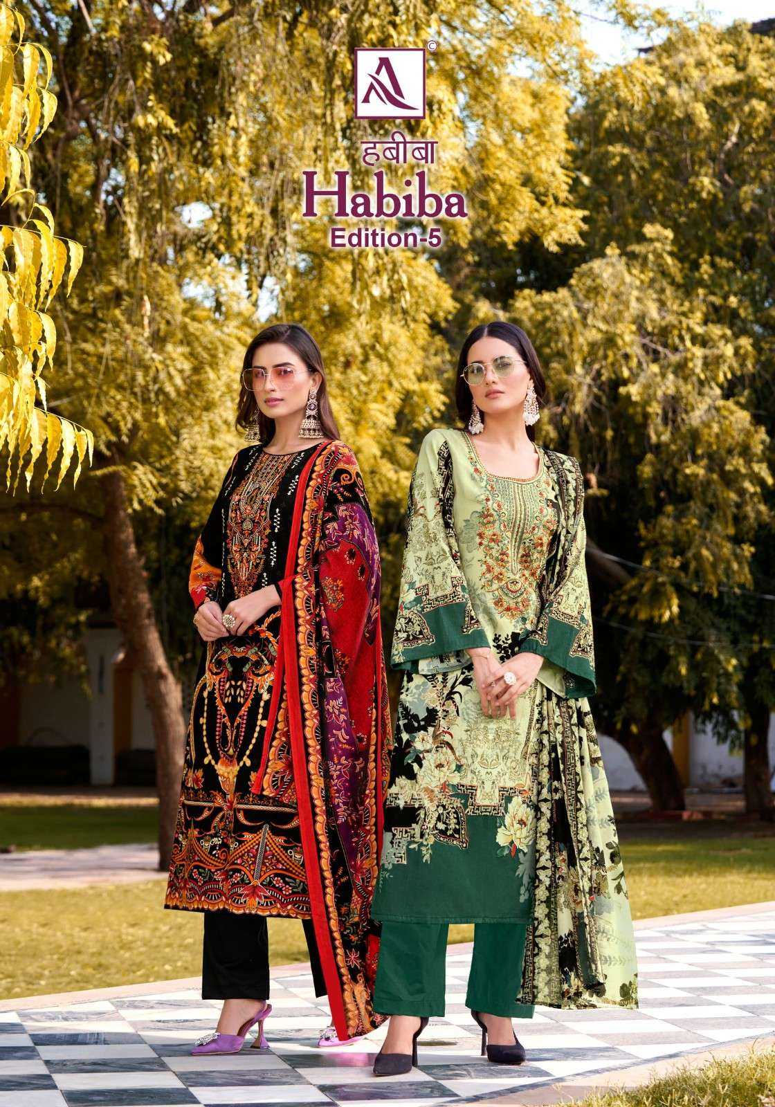 alok habiba vol 5 hit design zam cotton digital simple pakistani dress material