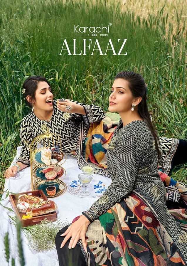 alfaaz by kesar karachi fancy italian gold salwar kameez wholesaler