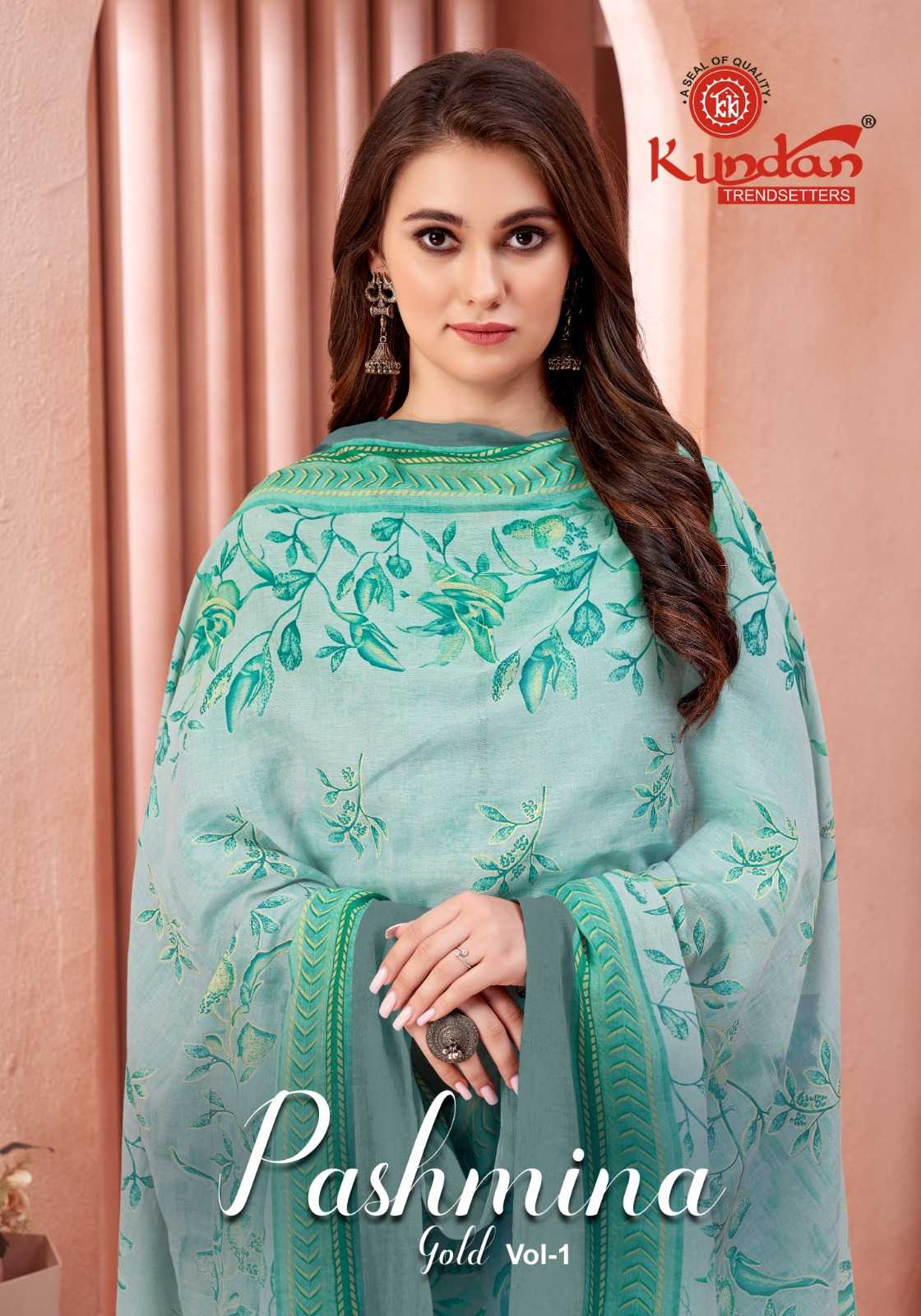 pashmina gold vol 1 by kundan tex cotton print regular wear salwar suit material  		