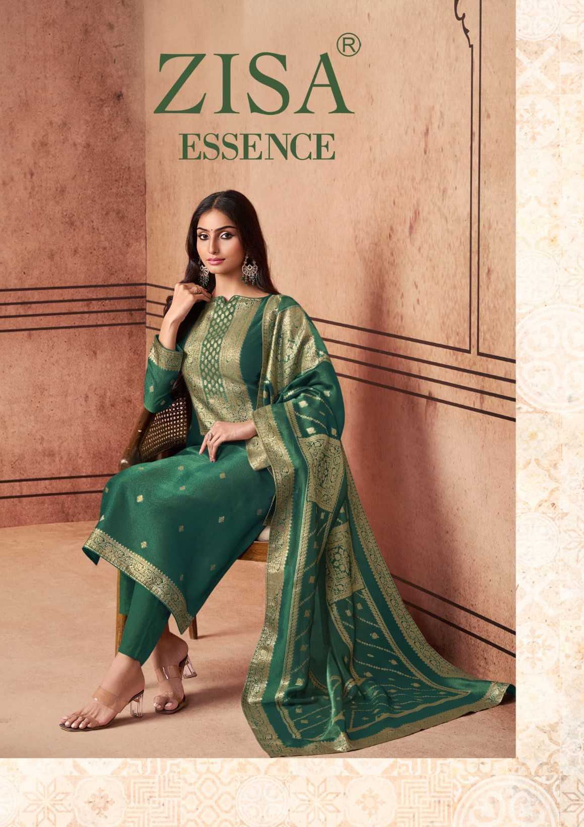 zisa essence by meera trendz shimmer silk readymade classic look salwar kameez
