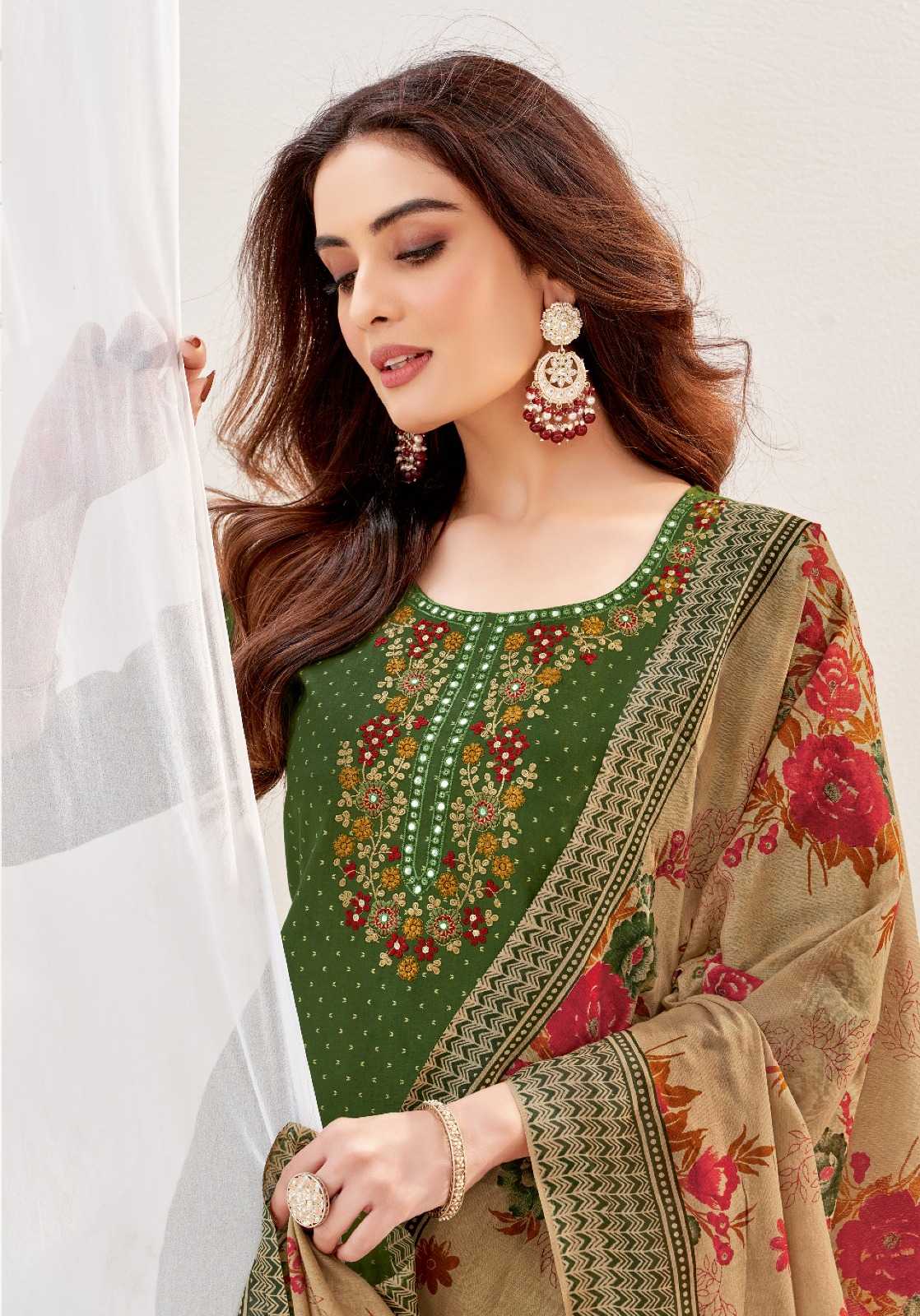 kundan tex pakeezah vol 13 cotton print daily wear unstitch salwar kameez 