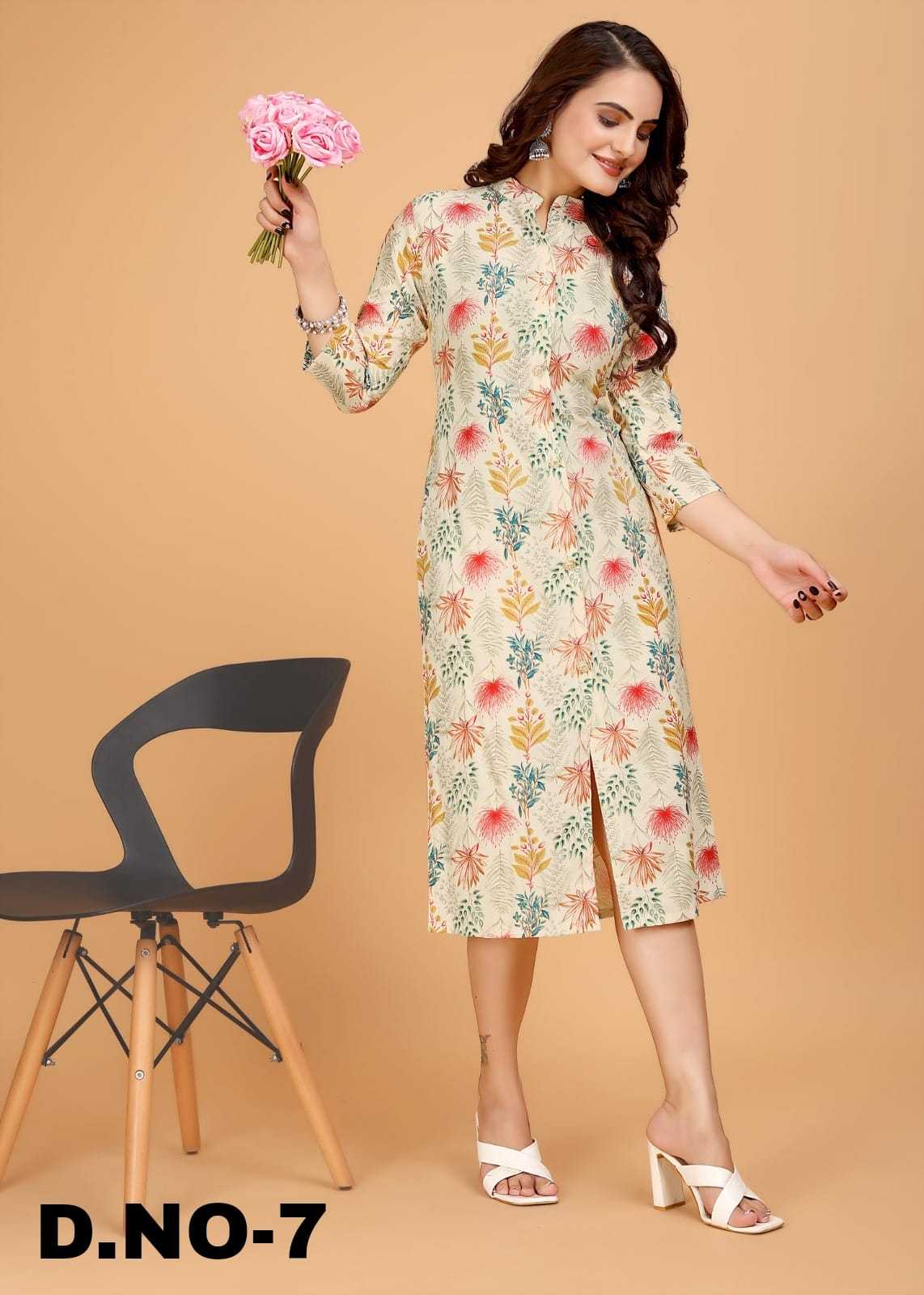 pr queen vol 1 hit design viscose digital print readymade stylish long kurti 