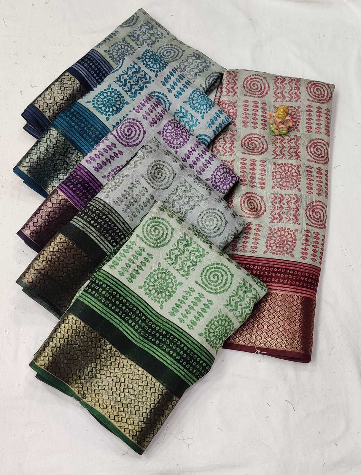 pr swarna super hit design dola jute saree supplier 