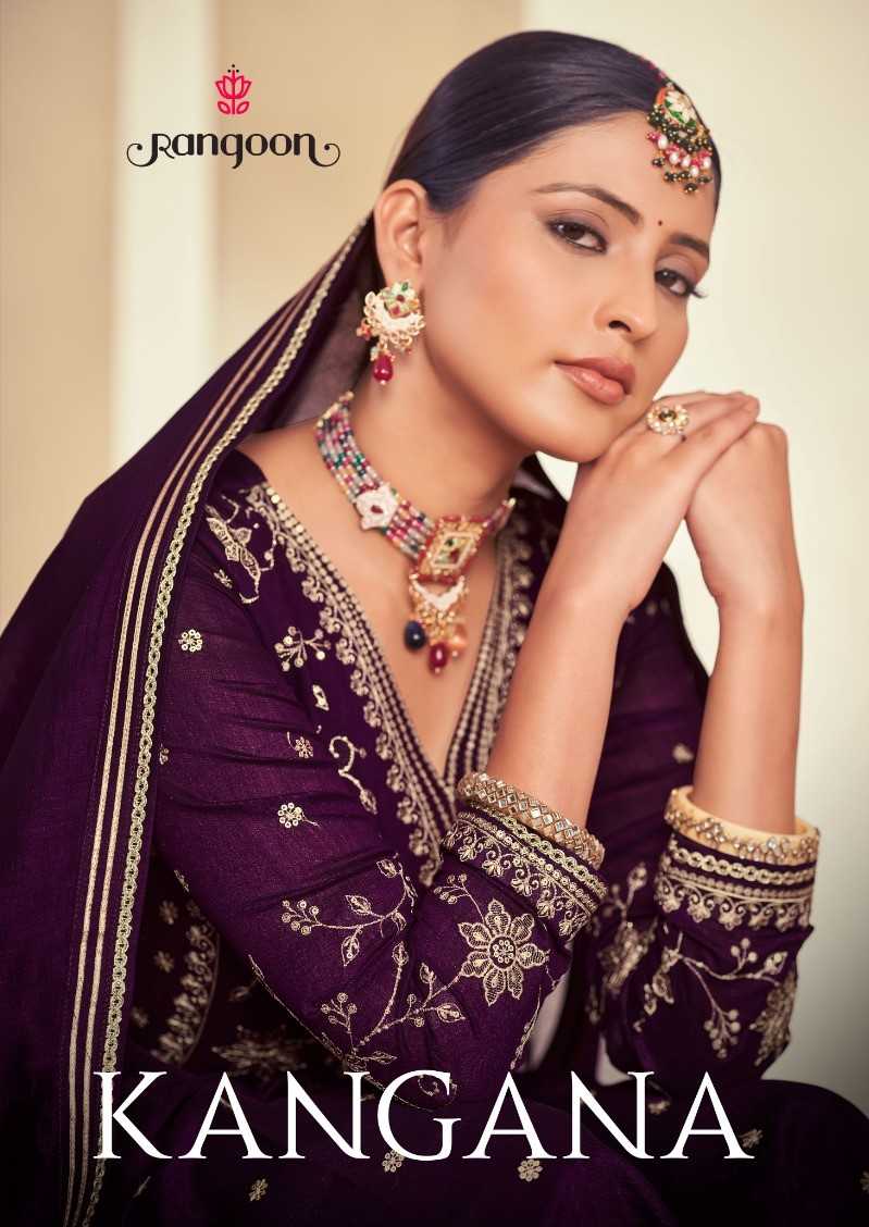 kangana by rangoon fancy embroidery work readymade suits