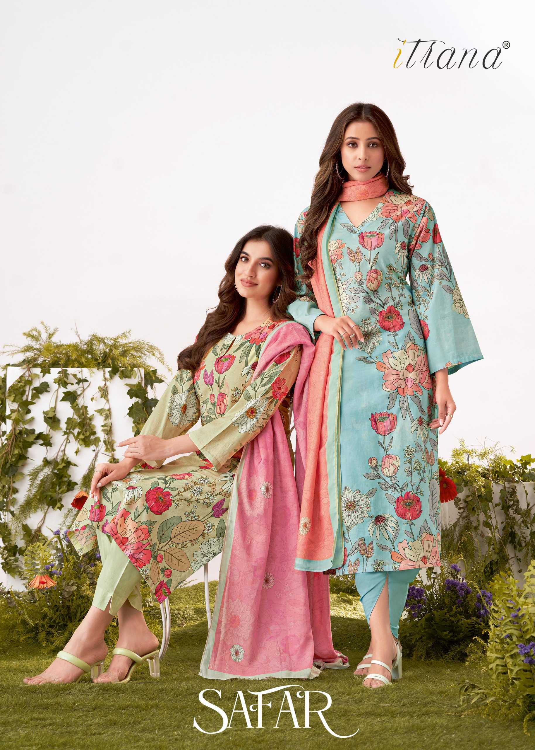 sahiba itrana safar vol 1 cotton lawn digital print salwar suits