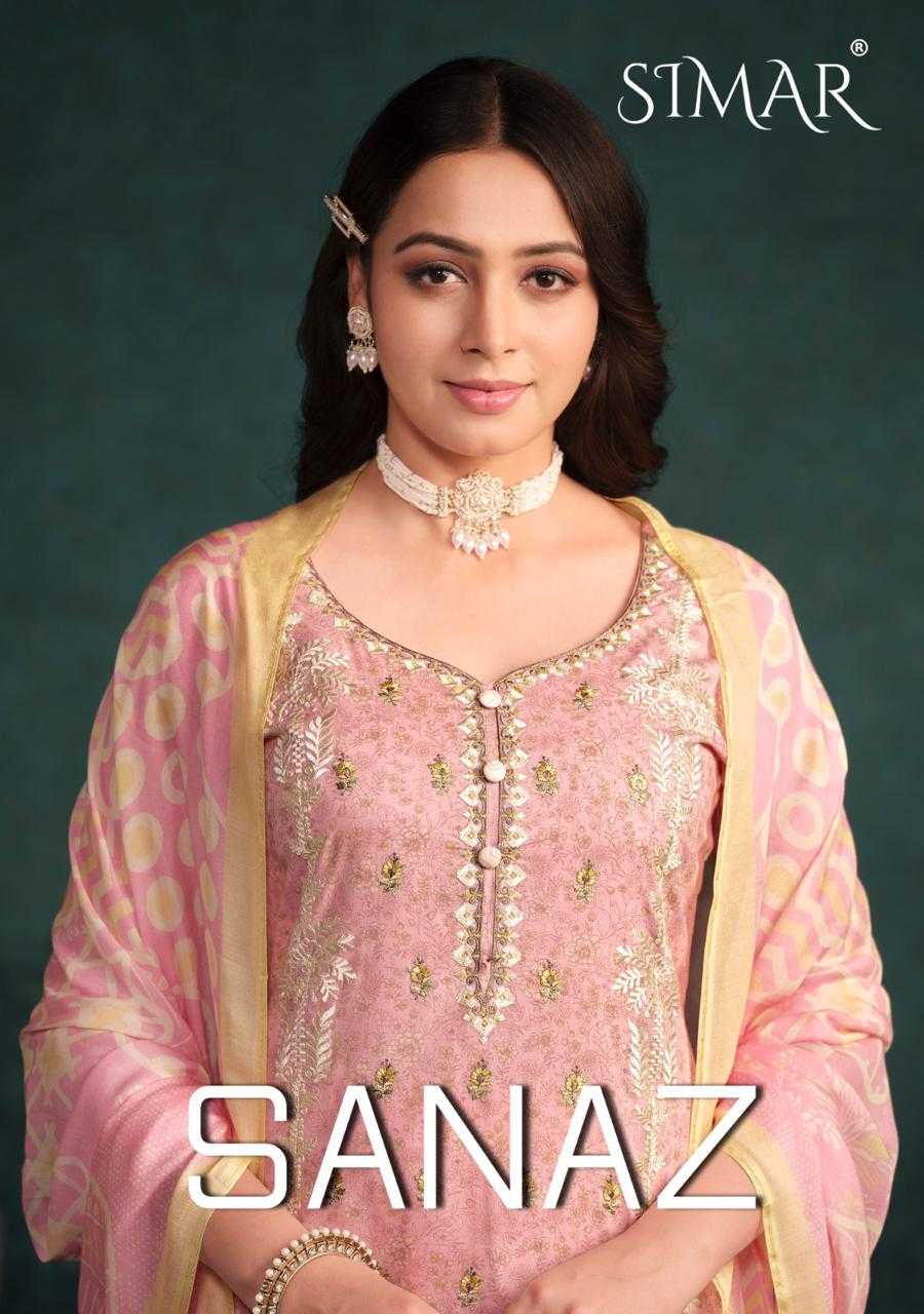 sanaz by simar fashionable design lawn stylish pakistani salwar suit 