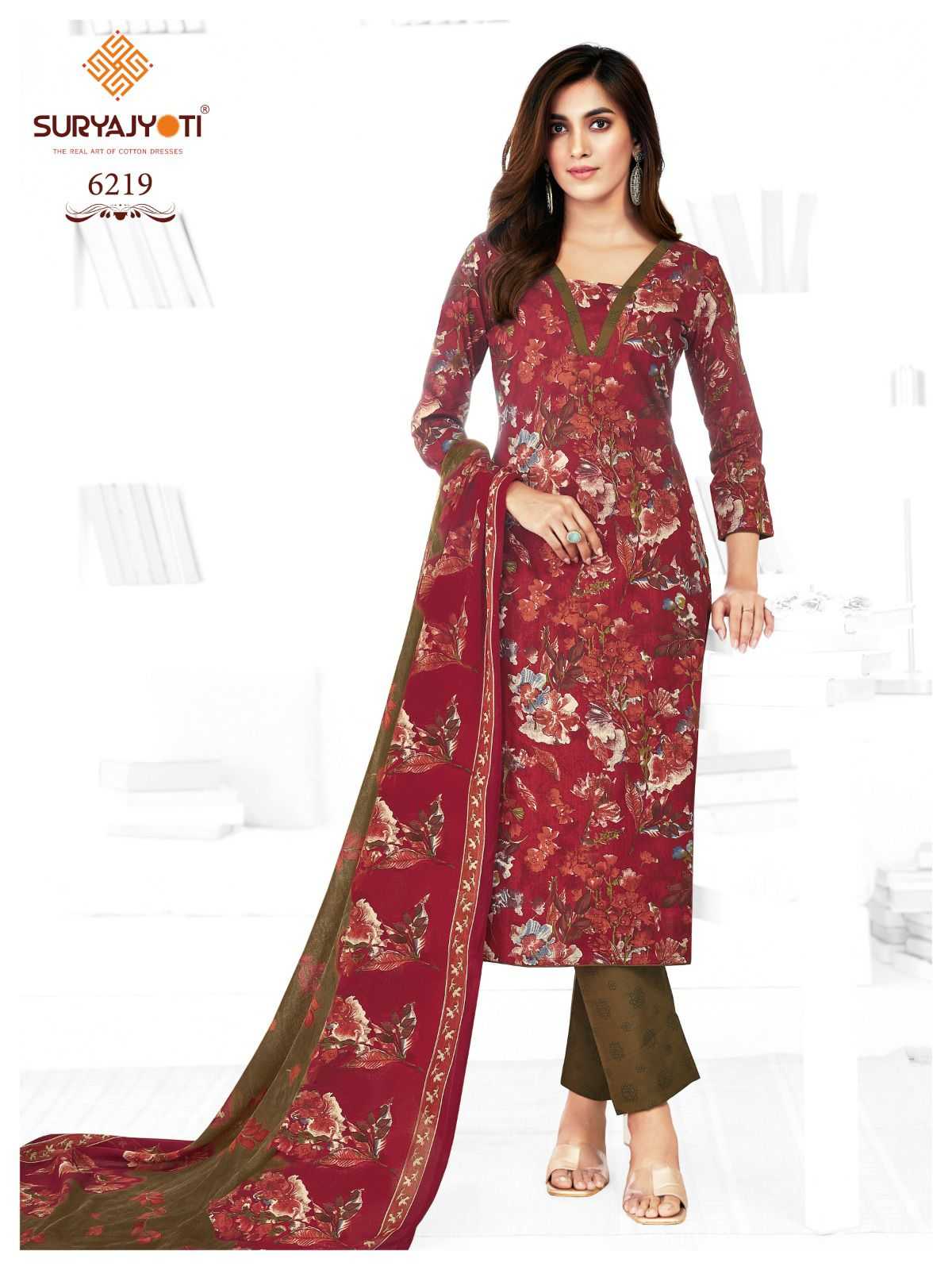 trendy cotton vol 62 by suryajyoti classic look big size readymade 3pcs suit