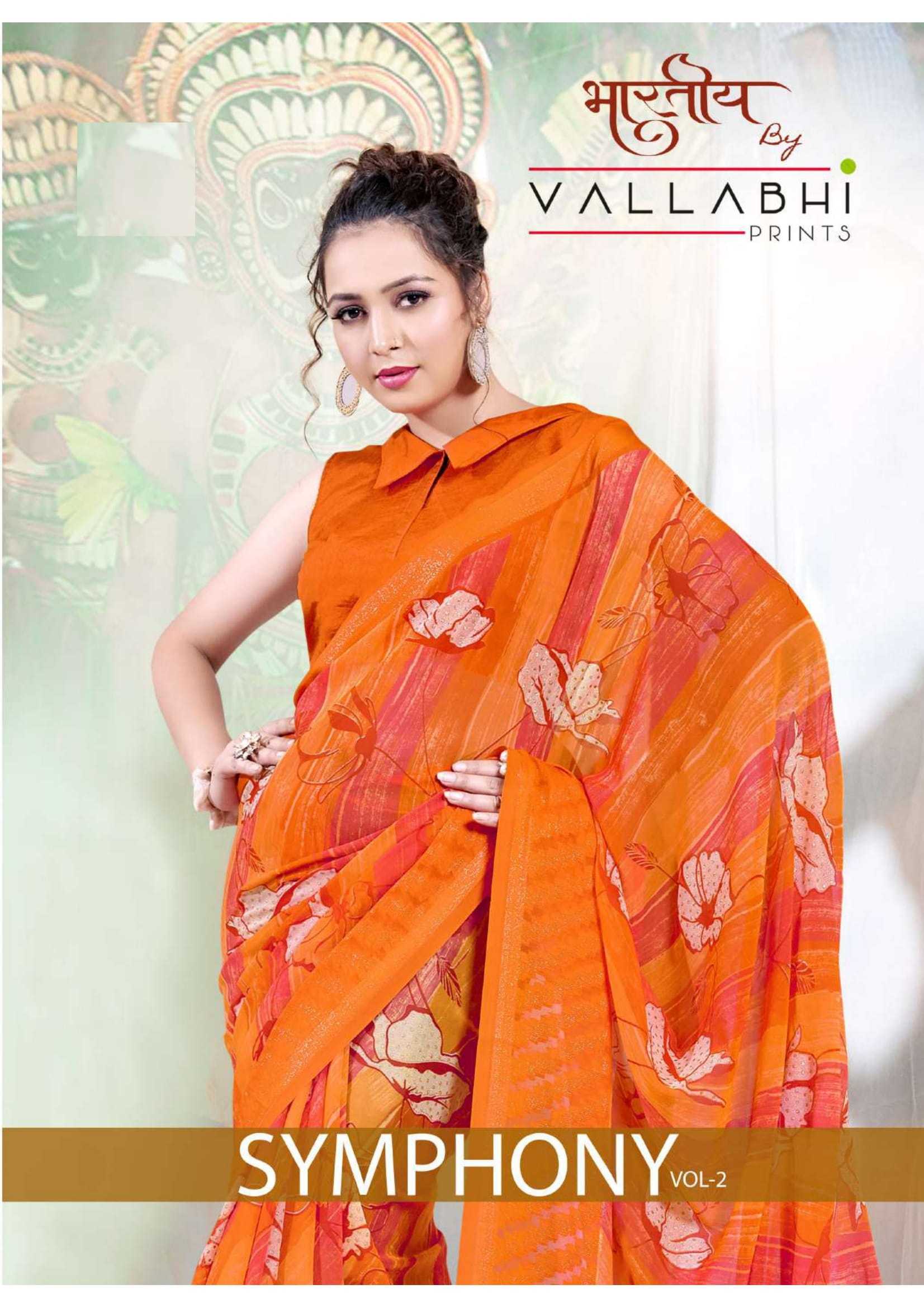 vallabhi prints sympony vol 2 classic look saree with blouse