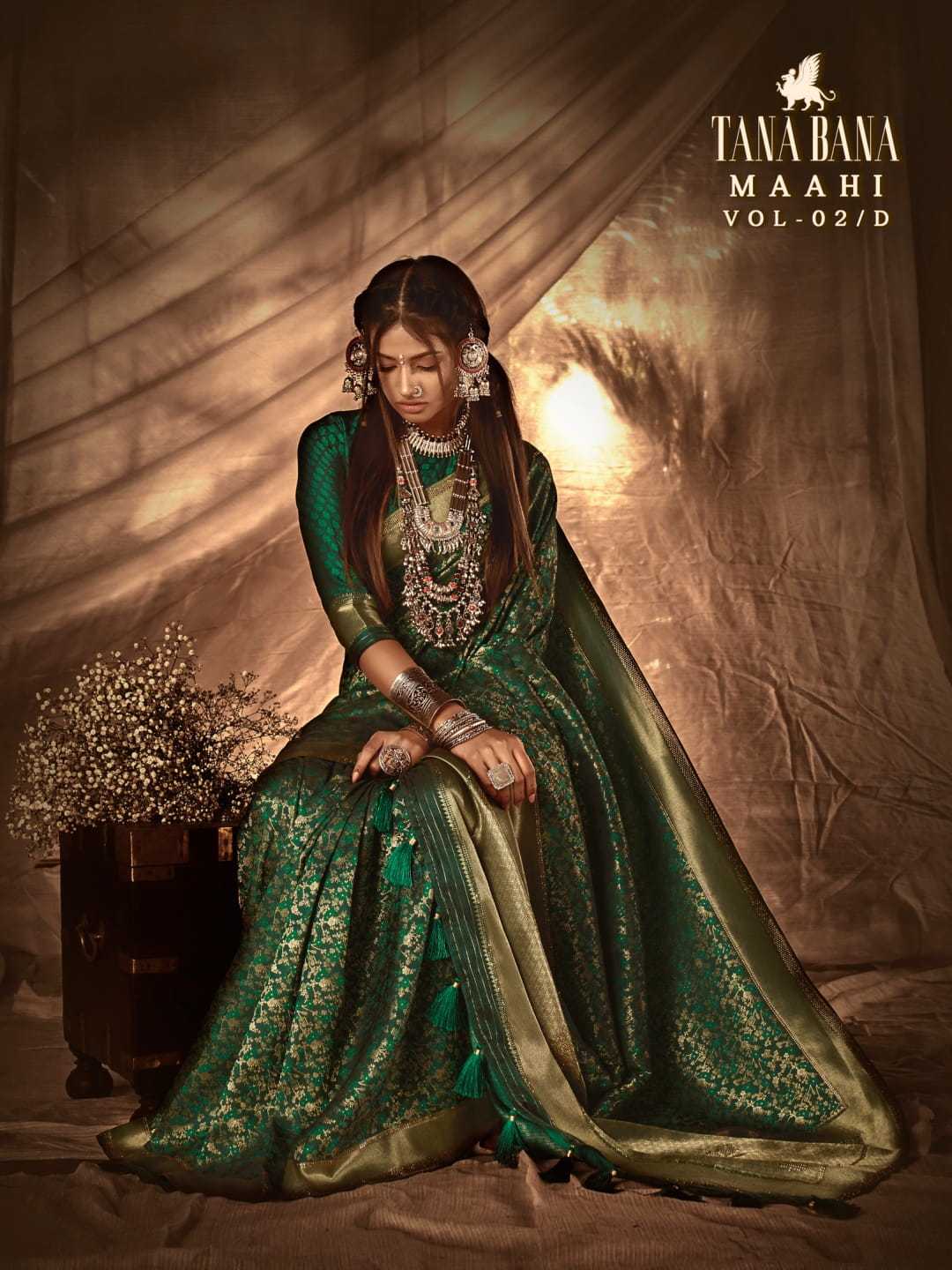 maahi vol 2 by tana bana saroski work fancy attractive look saree 