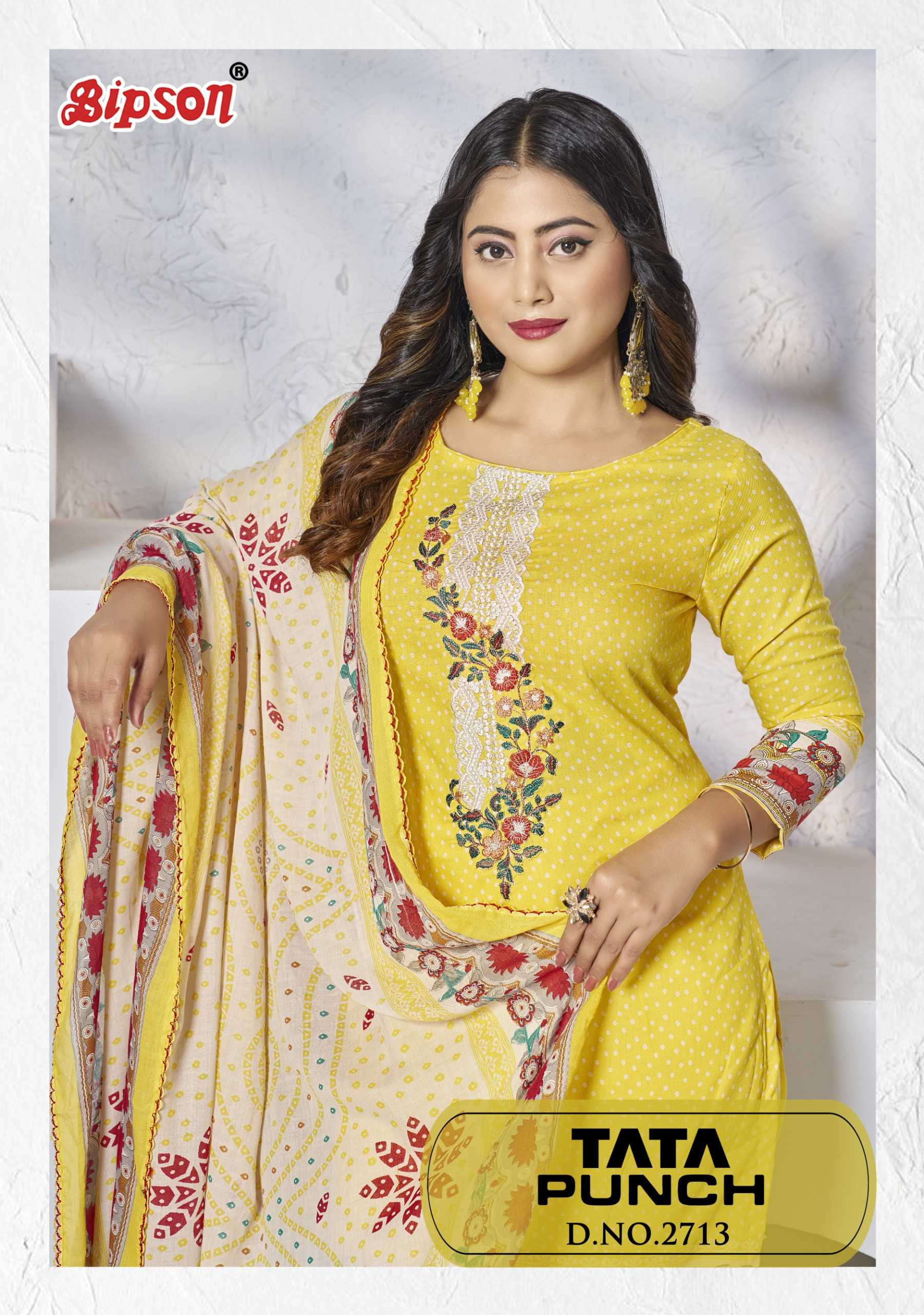 bipson prints tata punch 2713 latest design cotton print salwar suit 