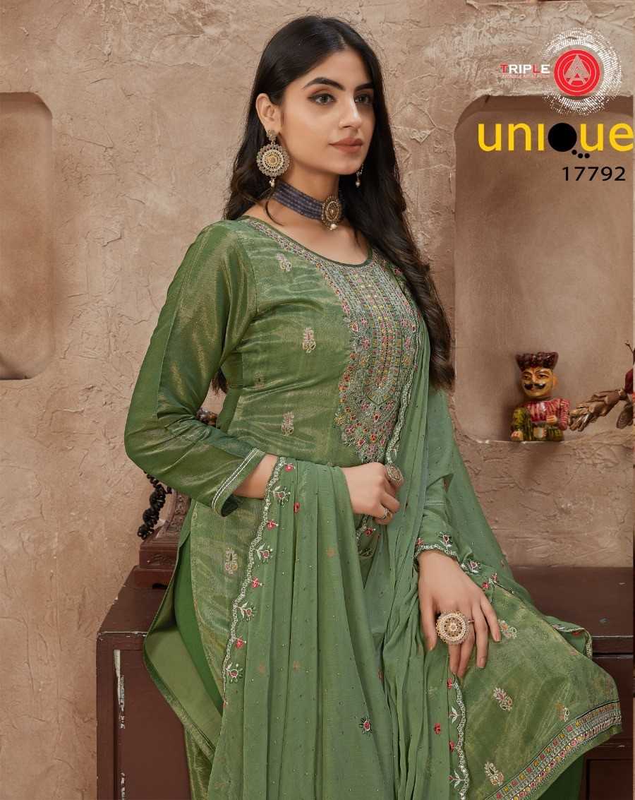 fourdots unique simar silk minakari exclusive salwar kameez dress material 