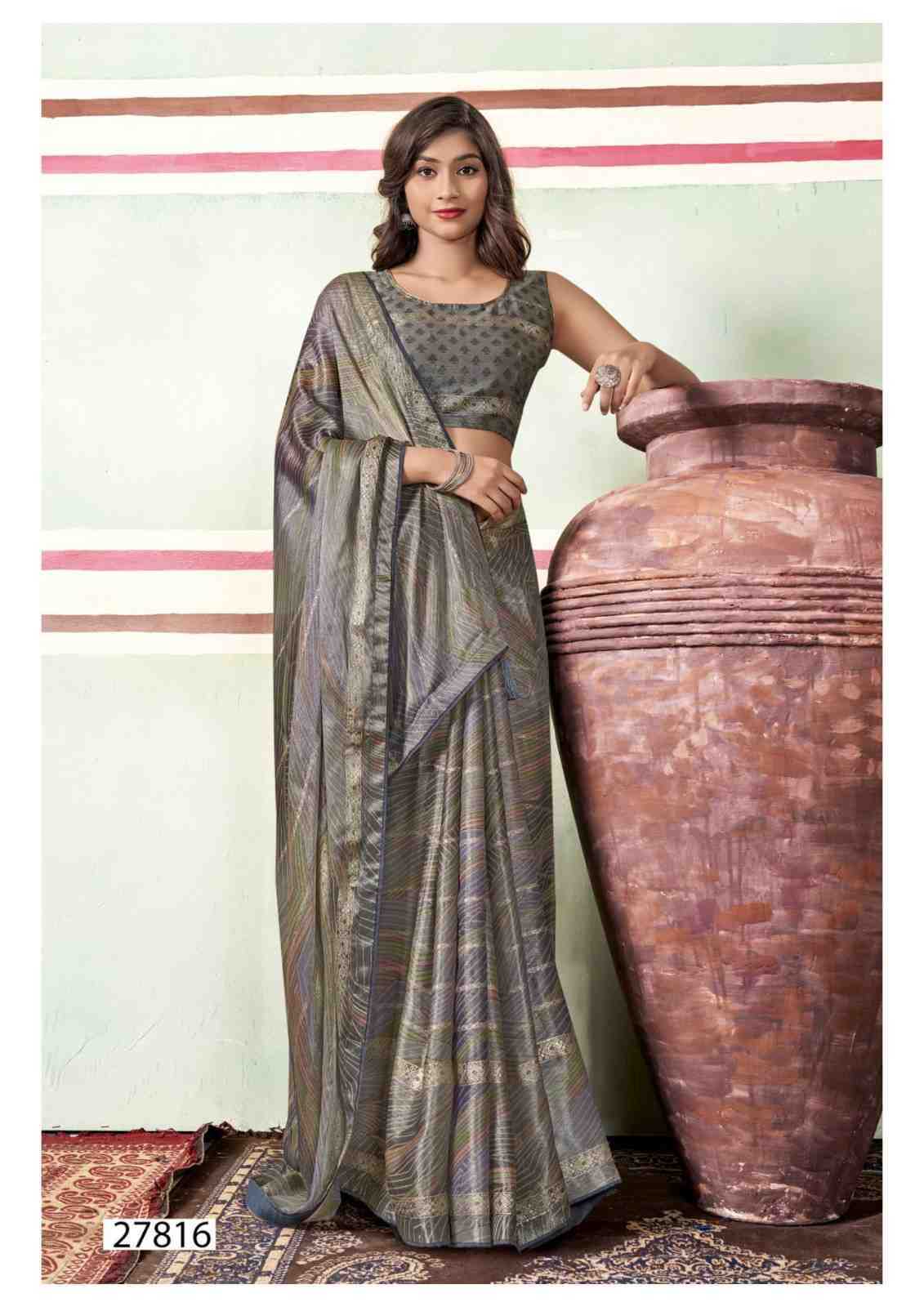 takshita vol 1 by vallabhi prints georgette traditional wear saree with blouse