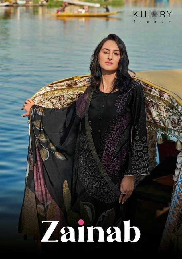 kilory trendz zainab pretty look viscose musline dress material 