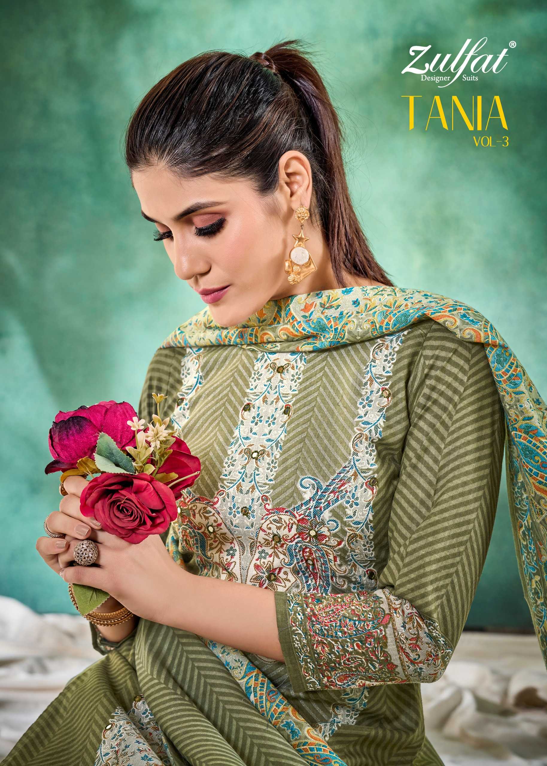 taniya vol 3 by zulfat preety look latest fancy salwar kameez