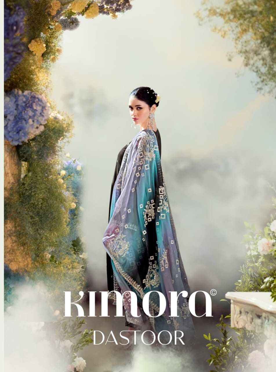 dastoor vol 50 by kimora 2201-2206 modal silk classic full stitch plus size suit 