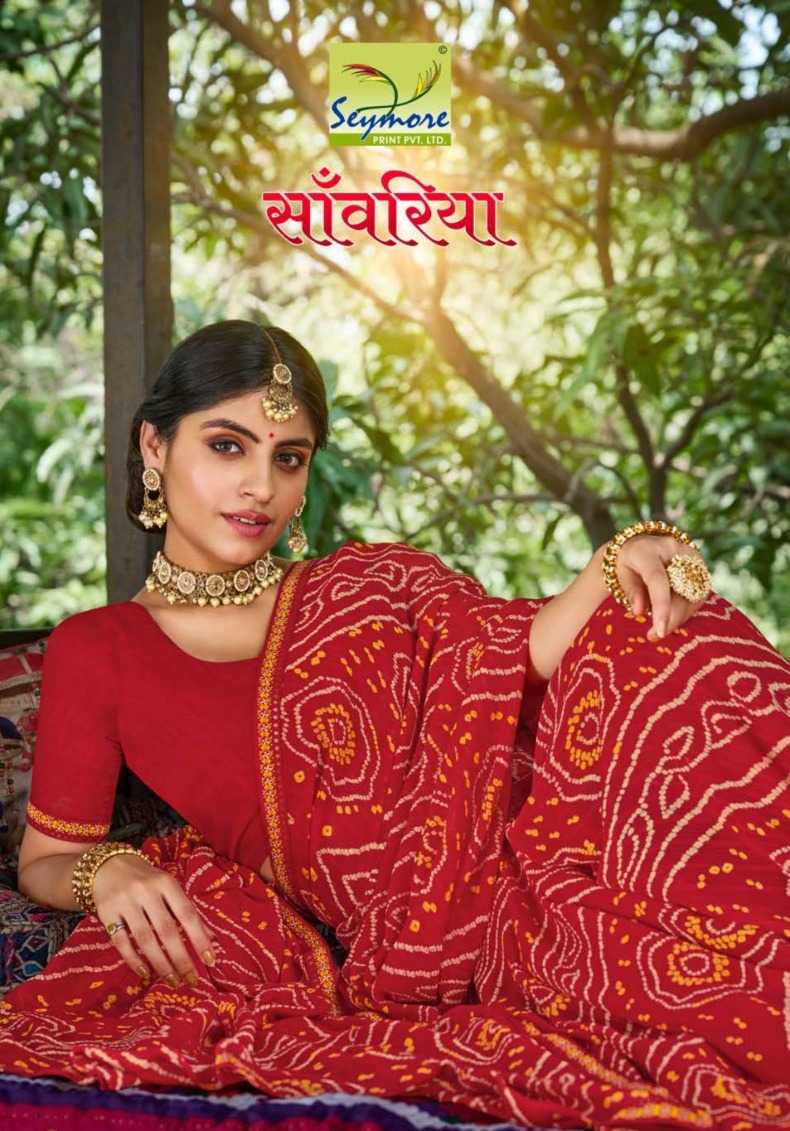 saawariya by seymore print georgette classic best saree online 