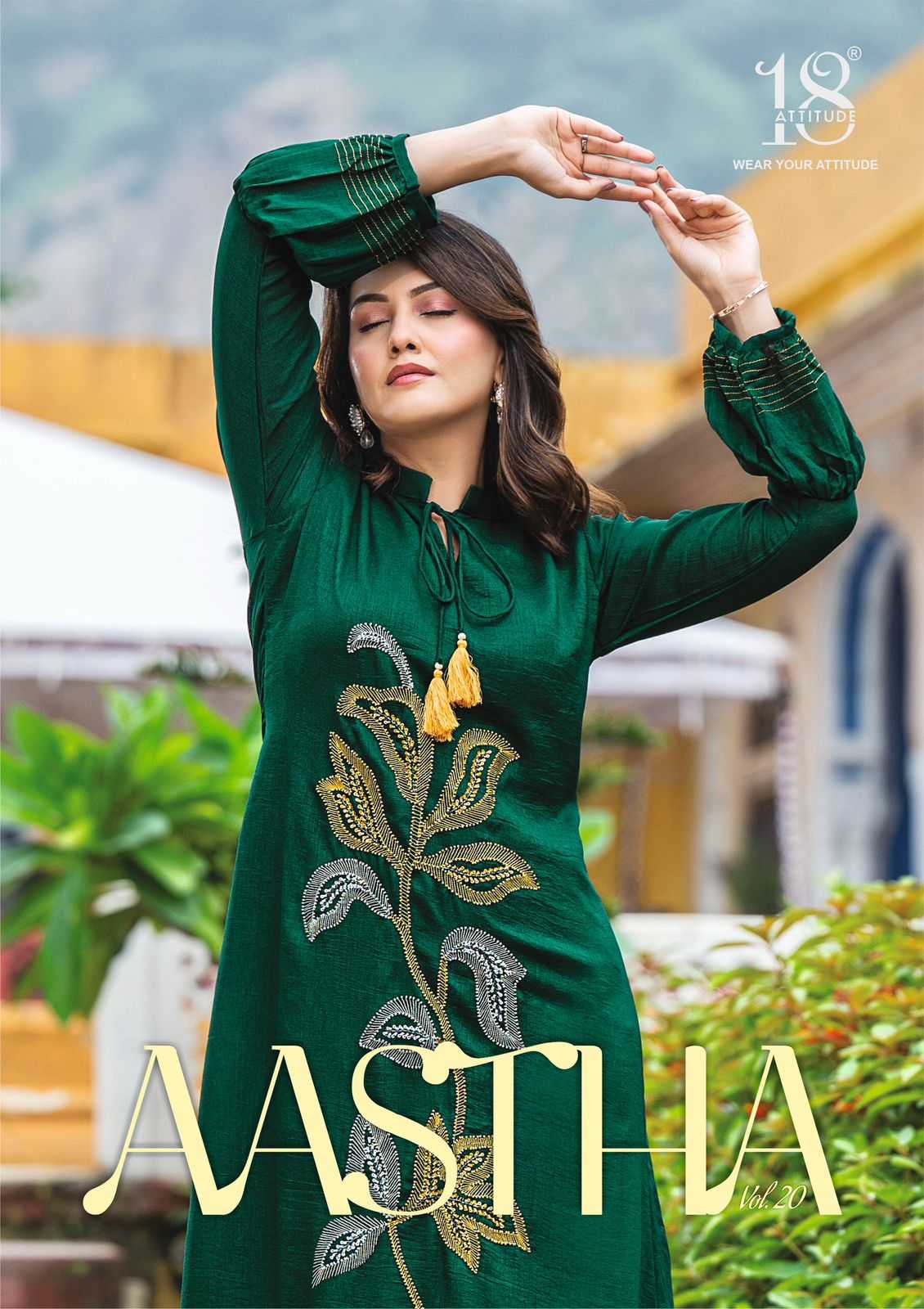 18 attitude aastha vol 20 fullstitch premium stuff unique gown 