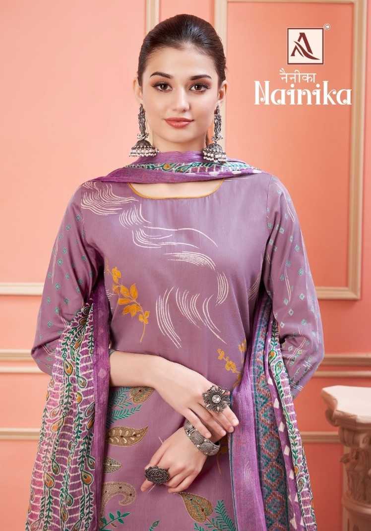 nainika by alok suits premium zam unique print ladies suits